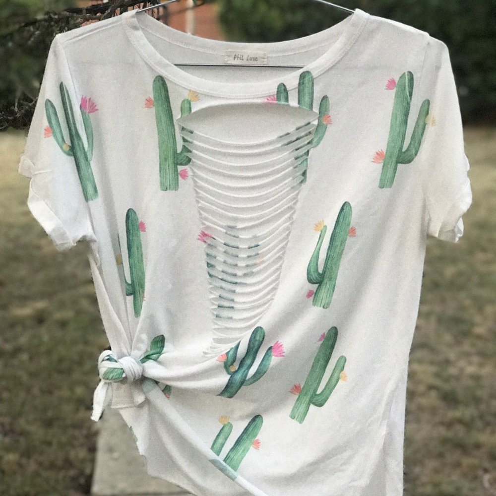 Cut Up Cactus Shirt